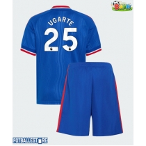 Manchester United Manuel Ugarte #25 Bortedraktsett Barn 2026-27 Kortermet (+ Korte bukser)